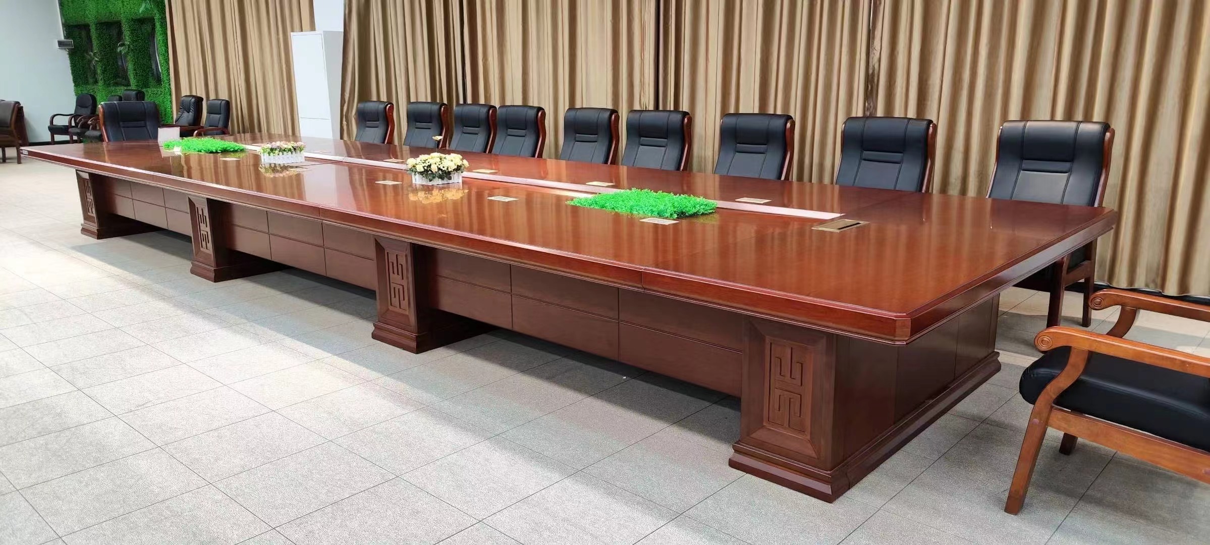 会议桌4米5米6米7米8米9米10米11米12米会议桌图片